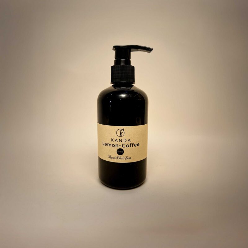 Lemon-Coffee  Liquid Black Soap